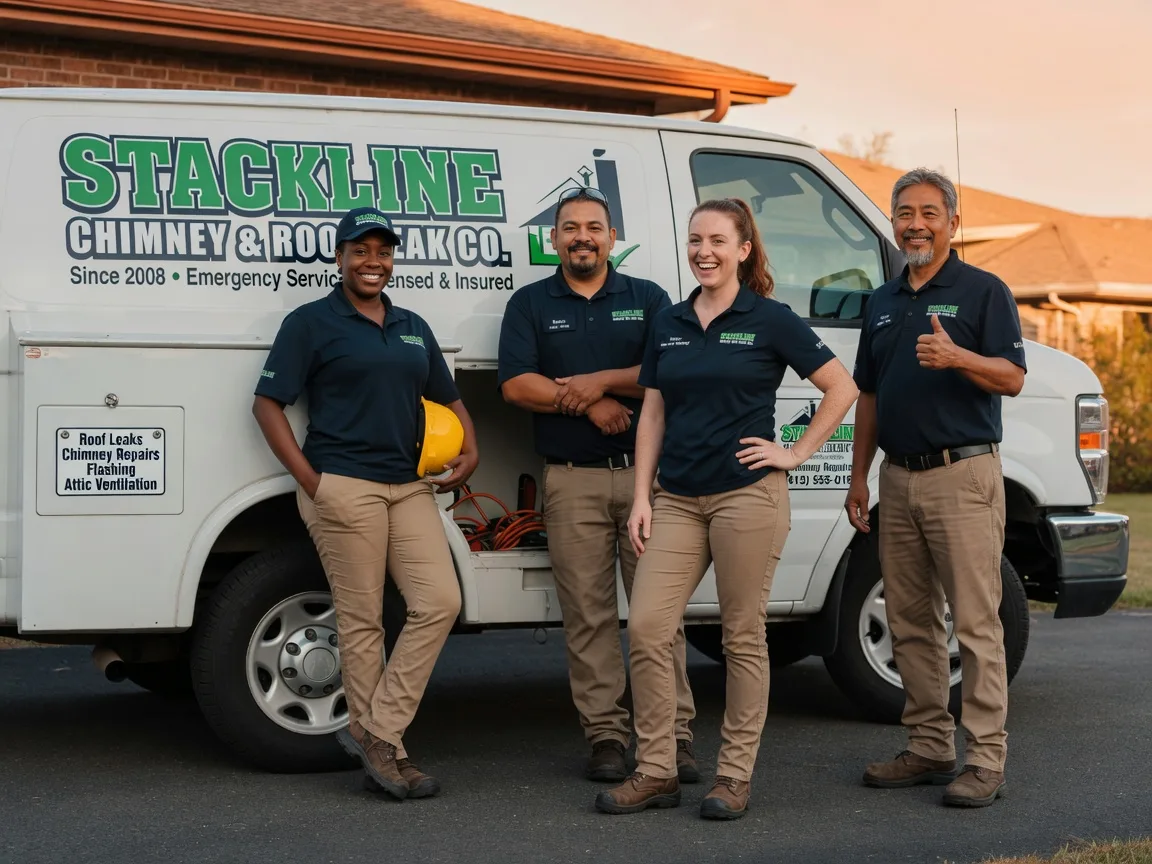 Chimney flashing repair company in Glen Carbon, IL